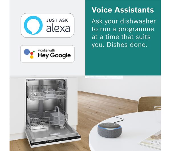 BOSCH Series 2 SMS2HVI66G Full-size WiFi-enabled Dishwasher - Stainless Steel