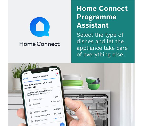 BOSCH Series 2 SMS2HVI66G Full-size WiFi-enabled Dishwasher - Stainless Steel