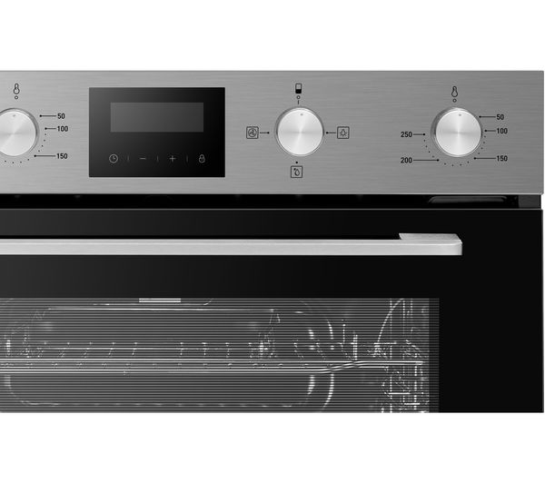 KENWOOD KBUDOX21 Electric Built-under Double Oven - Black & Stainless Steel - Image 4