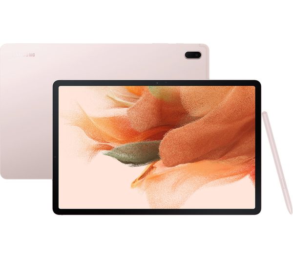 SAMSUNG Galaxy Tab S7 FE 12.4" 5G Tablet - 128 GB Mystic Pink