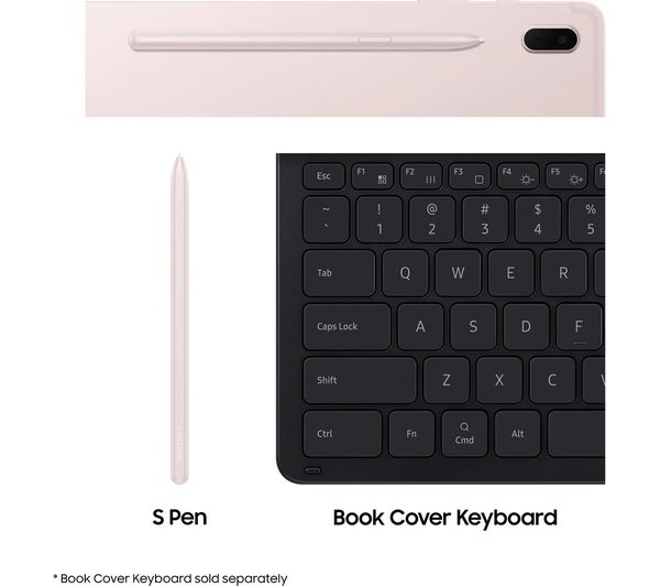 SAMSUNG Galaxy Tab S7 FE 12.4" 5G Tablet - 128 GB Mystic Pink