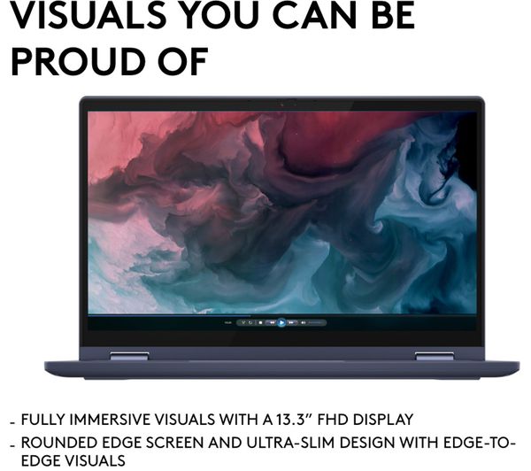 LENOVO Yoga 6 13.3" 2 in 1 Laptop - AMD Ryzen 5 256 GB SSD Blue - Image 5