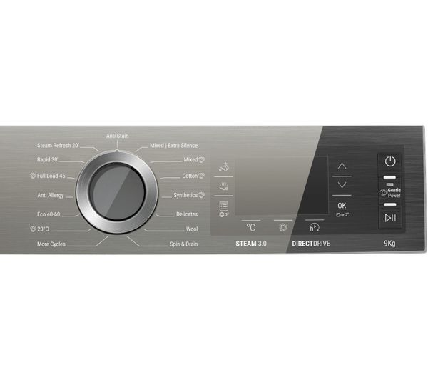 HOTPOINT Gentlepower H8 W946WB 9 kg 1400 Spin Washing Machine - White