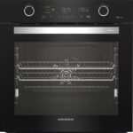 GRUNDIG GEBM12401BP Electric Pyrolytic Smart Oven - Black & Stainless Steel