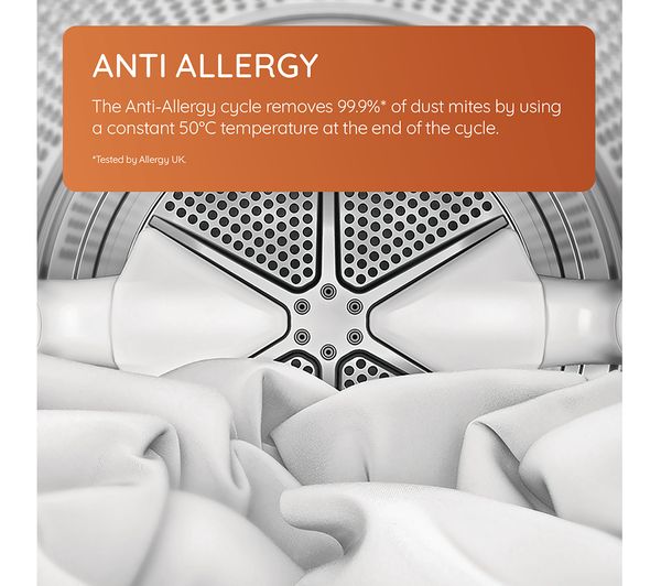 HOTPOINT H8 D93WB UK 9 kg Heat Pump Tumble Dryer - White