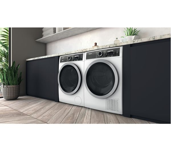 HOTPOINT H8 D93WB UK 9 kg Heat Pump Tumble Dryer - White