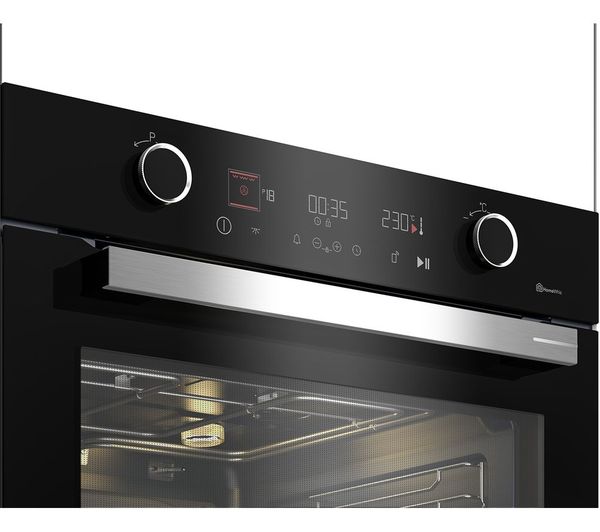 GRUNDIG GEBM12400BC Electric Smart Oven - Black & Stainless Steel