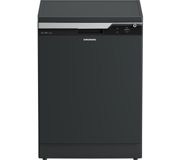 GRUNDIG GNFP5540DWA Full-size WiFi-enabled Dishwasher - Anthracite