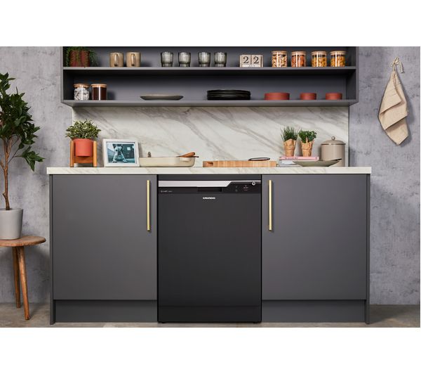 GRUNDIG GNFP5540DWA Full-size WiFi-enabled Dishwasher - Anthracite