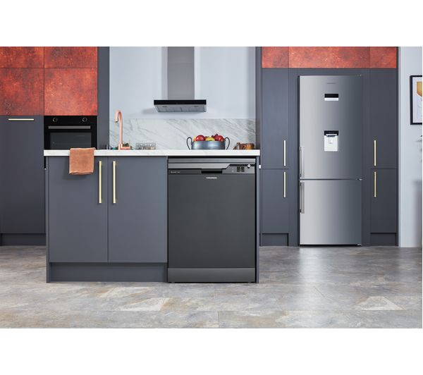 GRUNDIG GNFP5540DWA Full-size WiFi-enabled Dishwasher - Anthracite