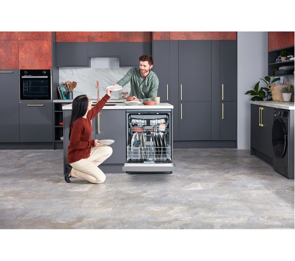 GRUNDIG GNFP5540DWA Full-size WiFi-enabled Dishwasher - Anthracite