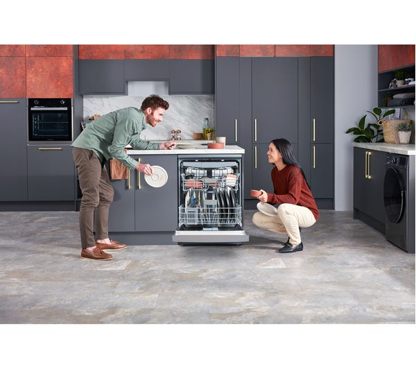 GRUNDIG GNFP5540DWA Full-size WiFi-enabled Dishwasher - Anthracite