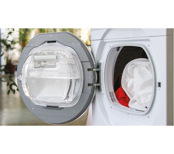 HOOVER Aquavision H-Dry 300 HLE C10DE NFC 10 kg Condenser Tumble Dryer - White - Image 9