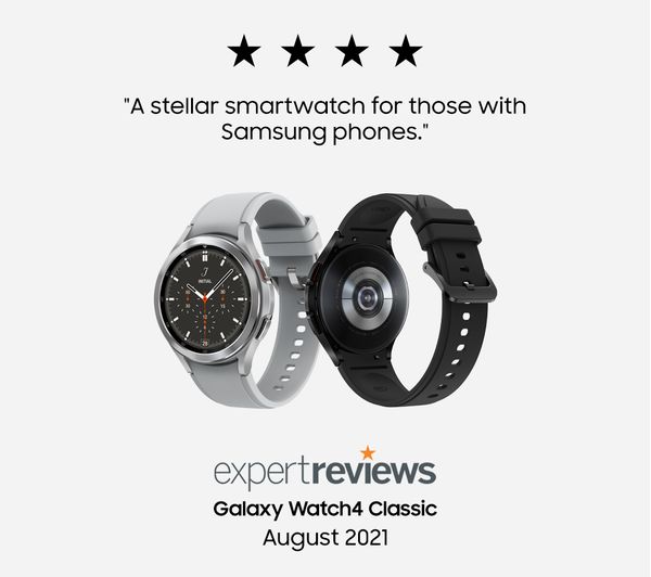 SAMSUNG Galaxy Watch4 Classic 4G with Bixby & Google Assistant - Silver 46 mm