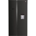 HOOVER HHSBSO 6174BWDK American-Style Fridge Freezer - Black