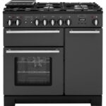 RANGEMASTER Estate 90 EST90DFFSL C Dual Fuel Range Cooker - Slate & Chrome