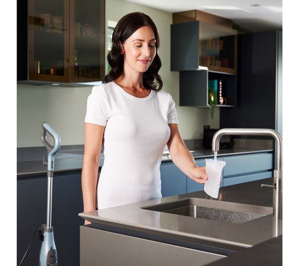 SHARK Steam & Scrub S6002UK Steam Mop - Duck Egg Blue