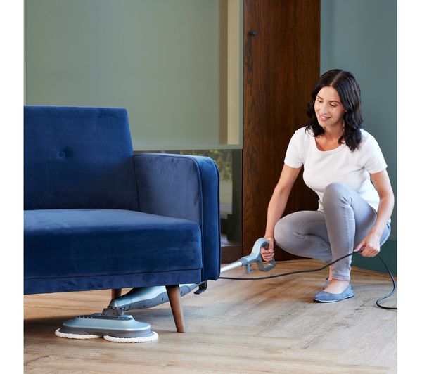 SHARK Steam & Scrub S6002UK Steam Mop - Duck Egg Blue