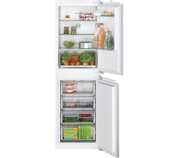 BOSCH Series 2 KIN85NFF0G Integrated 50 50 Fridge Freezer - Fixed Hinge