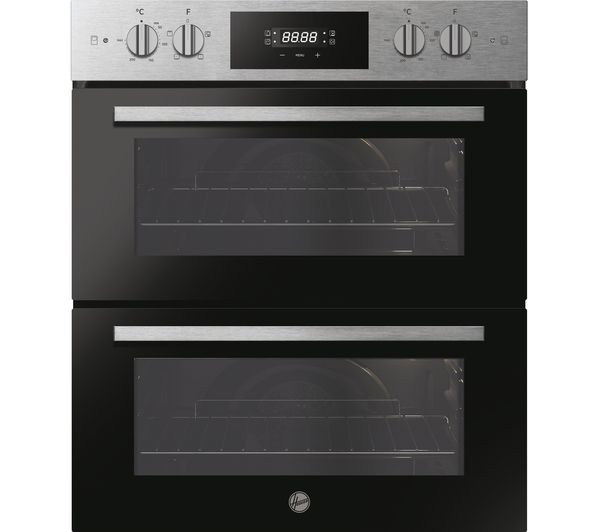 HOOVER HO7DC3B308IN Electric Built-under Double Oven - Stainless Steel & Black