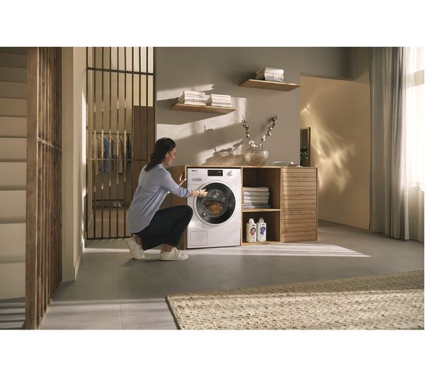 MIELE W1 WWD020 WCS 8 kg 1400 Spin Washing Machine - White