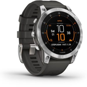 GARMIN epix - Stainless Steel & Slate Grey  47 mm