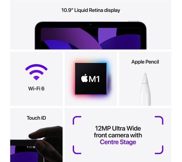 APPLE 10.9" iPad Air (2022) - 64 GB Blue