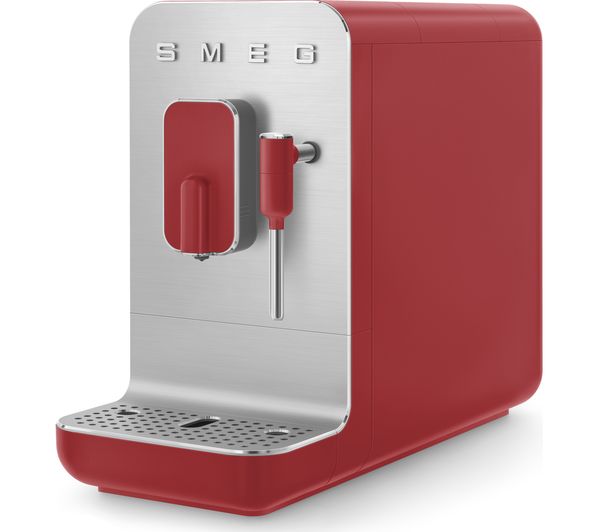 SMEG BCC02RDMUK Bean to Cup Coffee Machine - Matte Red