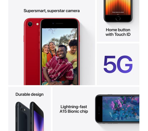 APPLE iPhone SE (2022) - 64 GB (PRODUCT)RED