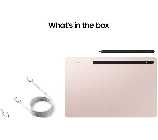 SAMSUNG Galaxy Tab S8 Plus 12.4" Tablet - 128 GB Pink Gold - Image 8