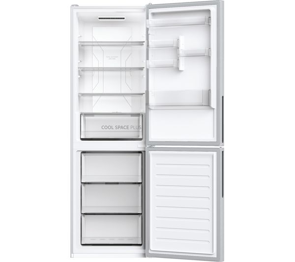 HOOVER HOCE4T618ESK Smart 60 40 Fridge Freezer - Silver