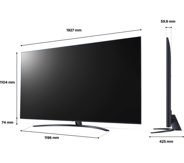 LG 86NANO766QA 86" Smart 4K Ultra HD HDR LED TV with Google Assistant & Amazon Alexa