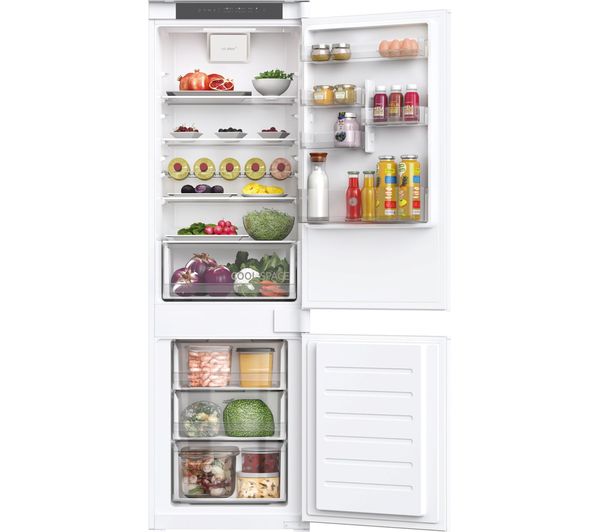HOOVER HFLF3518EW Integrated Smart 70 30 Fridge Freezer - Sliding Hinge