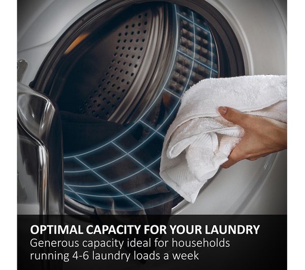 HAIER I-Pro Series 3 HW80-B14939 8 kg 1400 Spin Washing Machine - White