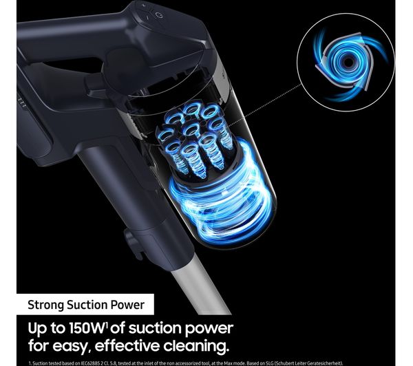 SAMSUNG Jet 60 Pet Max 150 W Suction Power Cordless Vacuum Cleaner with Jet Fit Brush - Teal & Silver