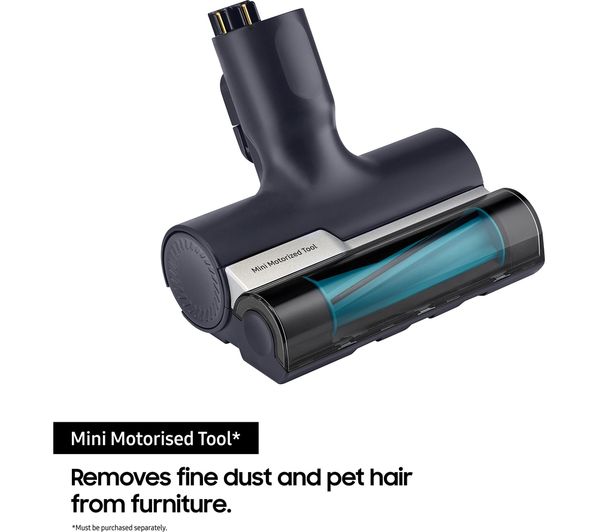 SAMSUNG Jet 60 Pet Max 150 W Suction Power Cordless Vacuum Cleaner with Jet Fit Brush - Teal & Silver