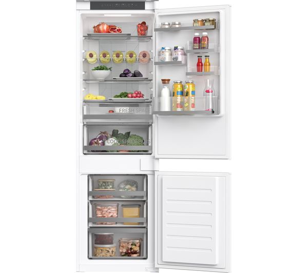 HOOVER HFTNF5518EW Integrated 70 30 Fridge Freezer - Sliding Hinge