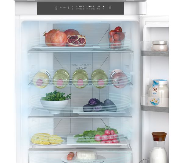 HOOVER HFTNF5518EW Integrated 70 30 Fridge Freezer - Sliding Hinge