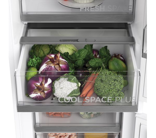 HOOVER HFTNF5518EW Integrated 70 30 Fridge Freezer - Sliding Hinge