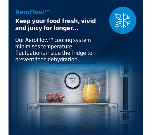 BEKO Pro HarvestFresh CNB3G4603VPS 60 40 Fridge Freezer - Stainless Steel