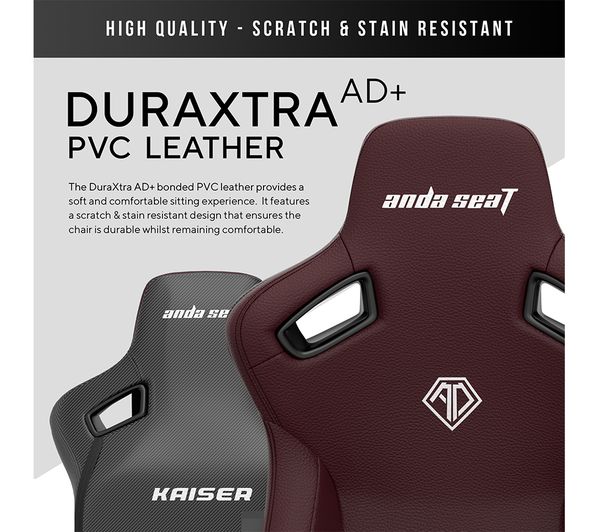 ANDASEAT Kaiser 3 Series Premium Gaming Chair - Classic Maroon