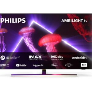 PHILIPS Ambilight 48OLED807 12 48" Smart 4K Ultra HD HDR OLED TV with Google Assistant