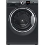 HOTPOINT NSWR 845C BS UK N 8 kg 1400 Spin Washing Machine - Black