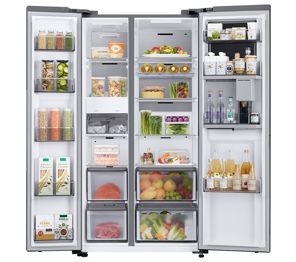 SAMSUNG Series 9 Beverage Center RH69B8941S9 EU American-Style Fridge Freezer - Stainless Silver