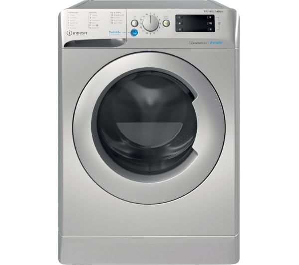 INDESIT BDE 86436X S UK N 8 kg Washer Dryer - Silver