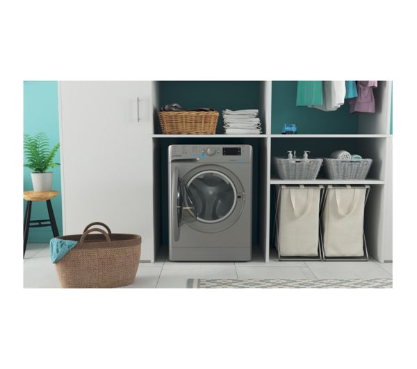 INDESIT BDE 86436X S UK N 8 kg Washer Dryer - Silver