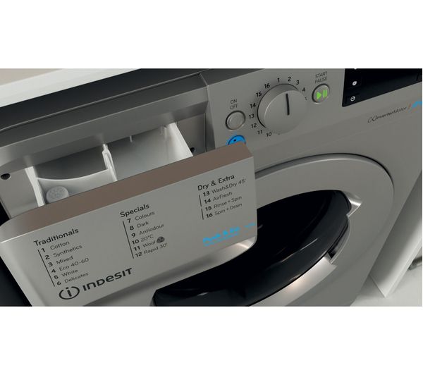 INDESIT BDE 86436X S UK N 8 kg Washer Dryer - Silver