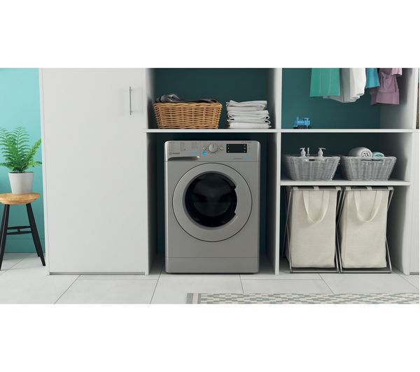 INDESIT BDE 86436X S UK N 8 kg Washer Dryer - Silver