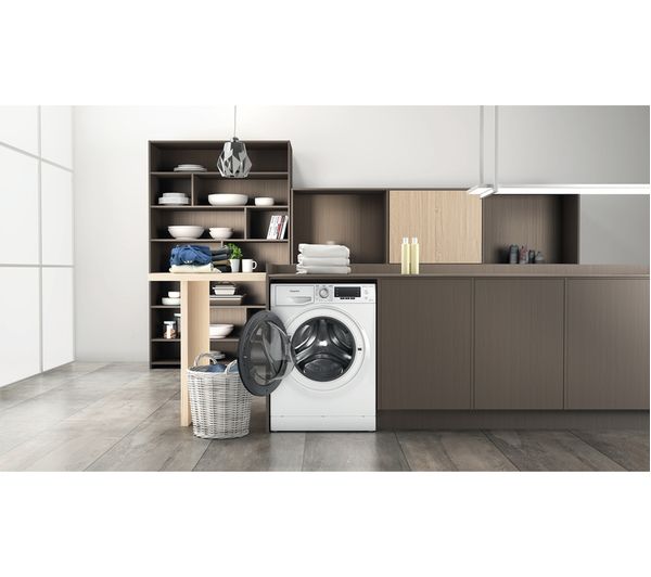 HOTPOINT NDD 8636 DA UK 8 kg Washer Dryer - White