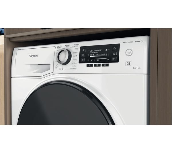 HOTPOINT NDD 8636 DA UK 8 kg Washer Dryer - White